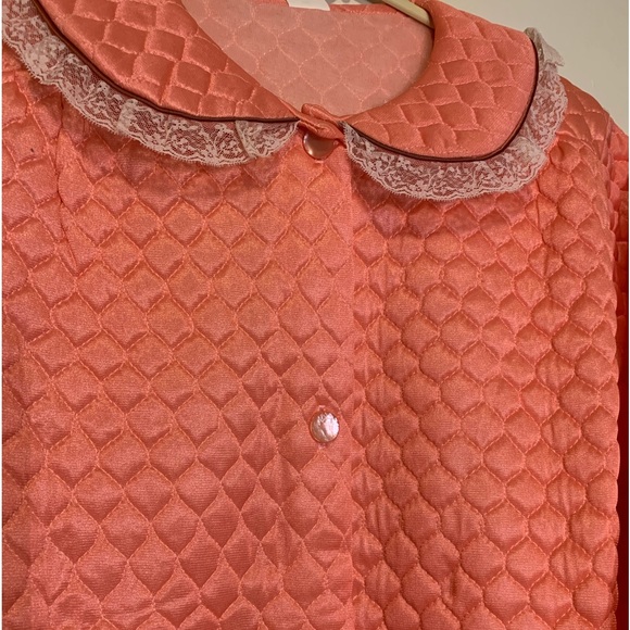 Vintage 60s quilted robe new - Picture 6 of 6